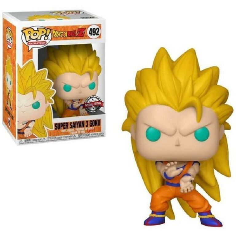 FIGURINE GOKU SSJ4 FUNKO POP CUSTOM ÉDITION LIMITÉE À 3 EX + HARDCASE PROTECTION