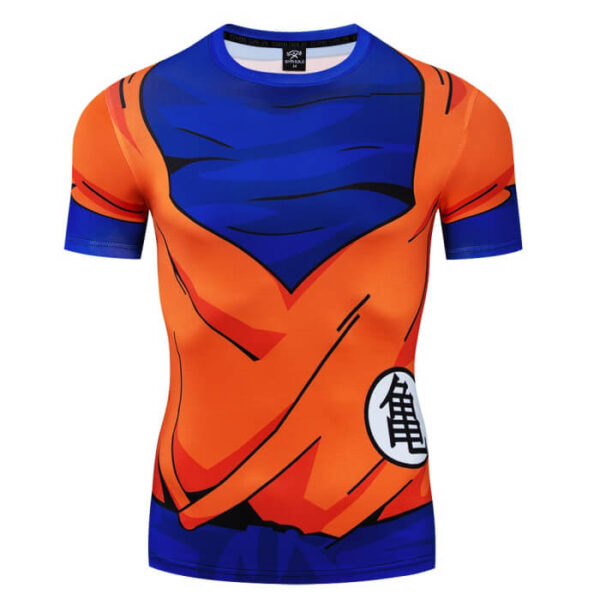 camiseta deporte dragon ball