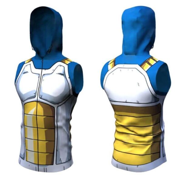 camiseta sin mangas dragon ball vegeta