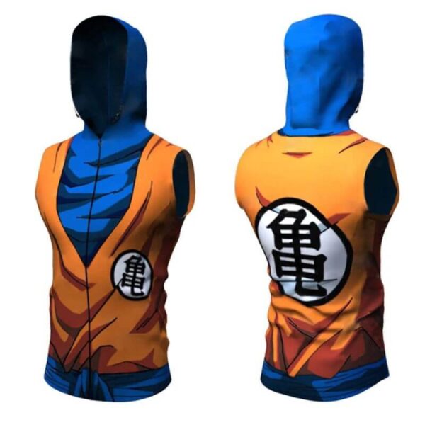 camiseta sin mangas goku