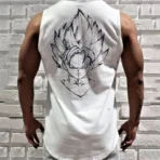 camiseta sin mangas goku rosa