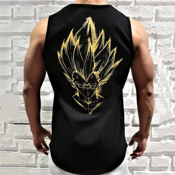 camiseta sin mangas majin vegeta