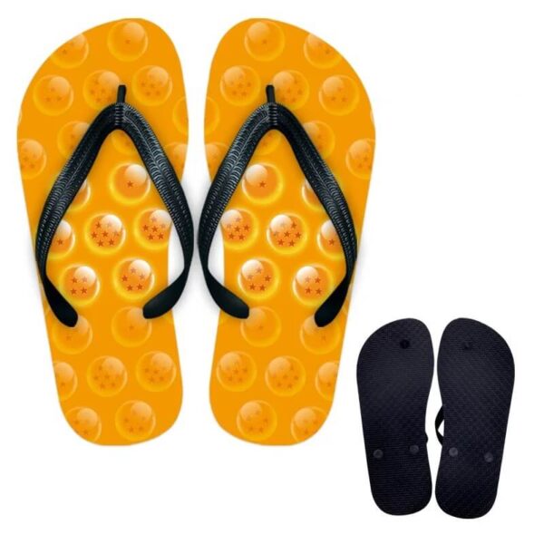 chanclas bolas dragon ball