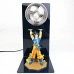 figura de goku haciendo la genkidama