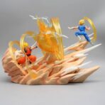 figura majin vegeta y goku