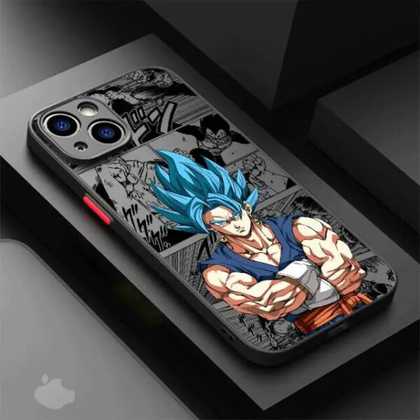 funda iphone antigolpes goku blue
