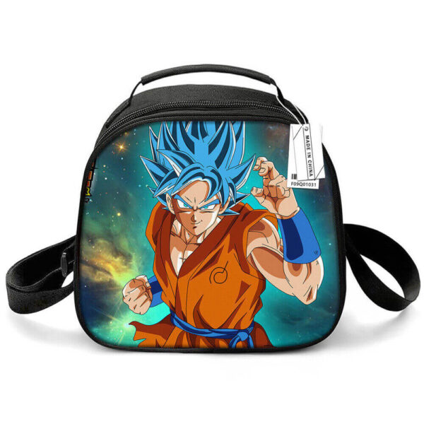 lunch box goku saiyan blue