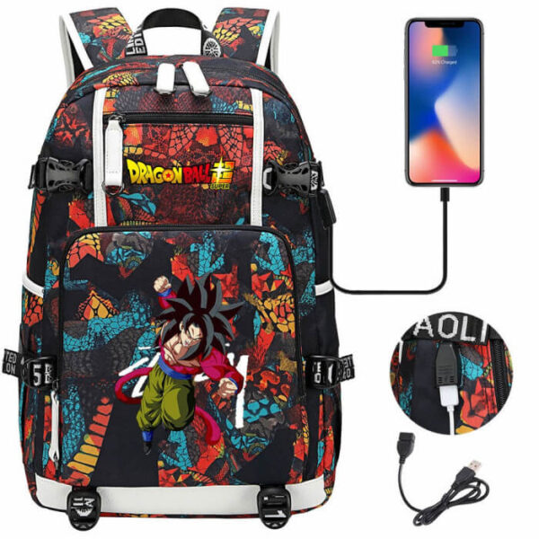 mochila dragon ball goku saiyan 4