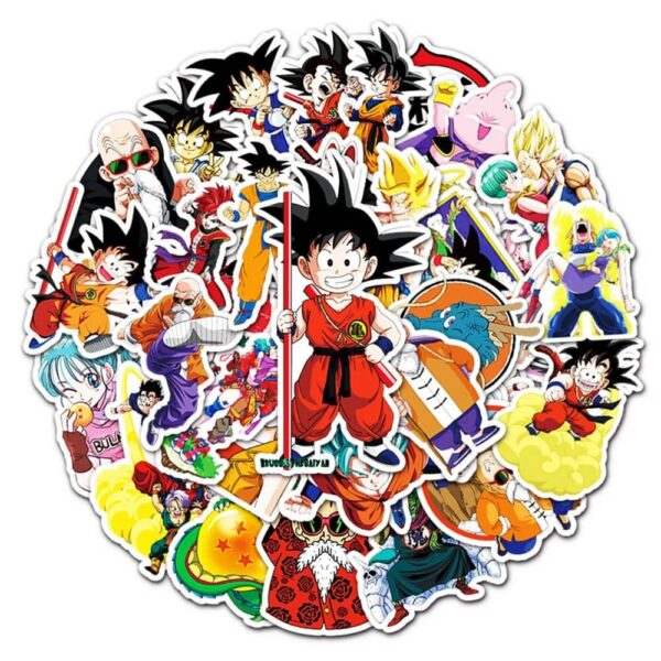 pegatinas dragon ball z