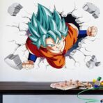 stickers goku blue