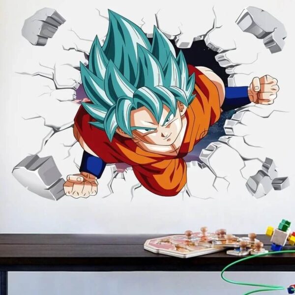 stickers goku blue