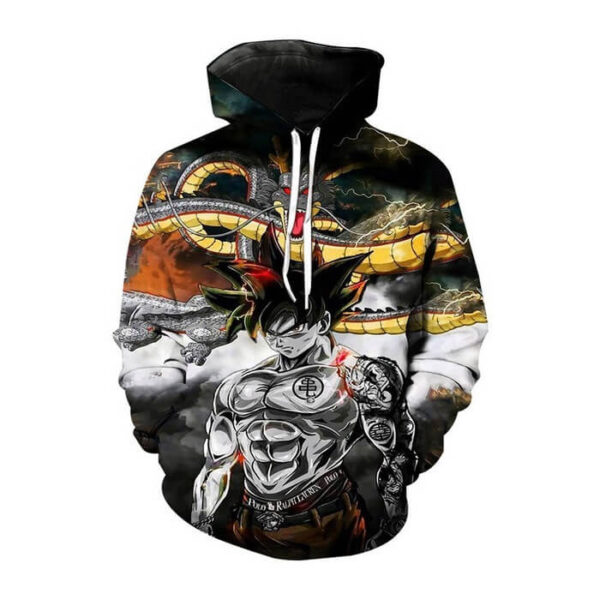 sudadera goku guerrero